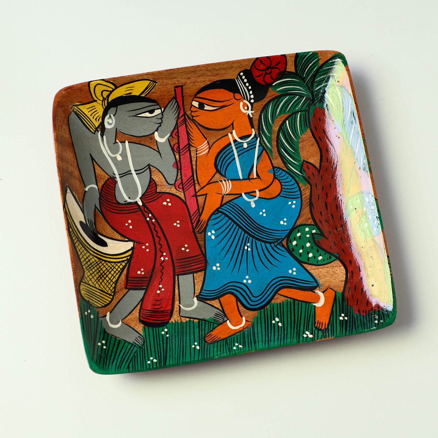 Hand Painted Wooden Tray