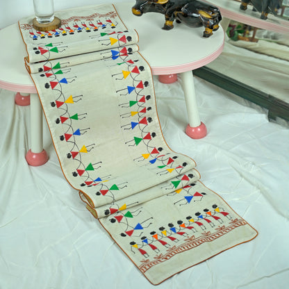 Madhubani Handpainted Chanderi Table Mats
