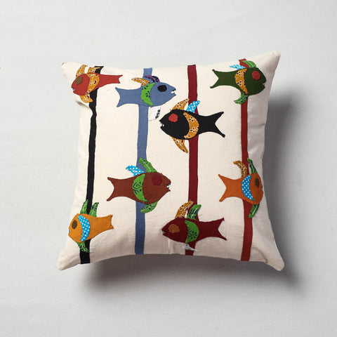 Applique Work Cushion Cover