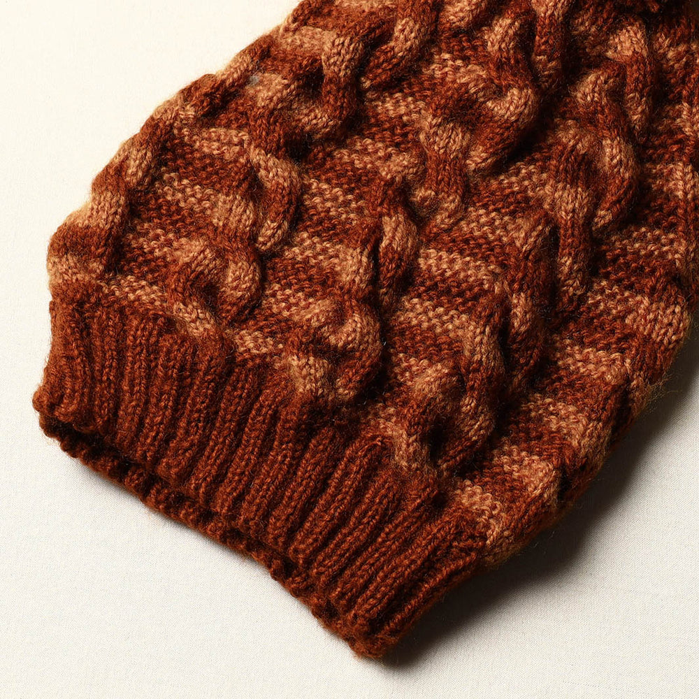 hand knitted woolen cap