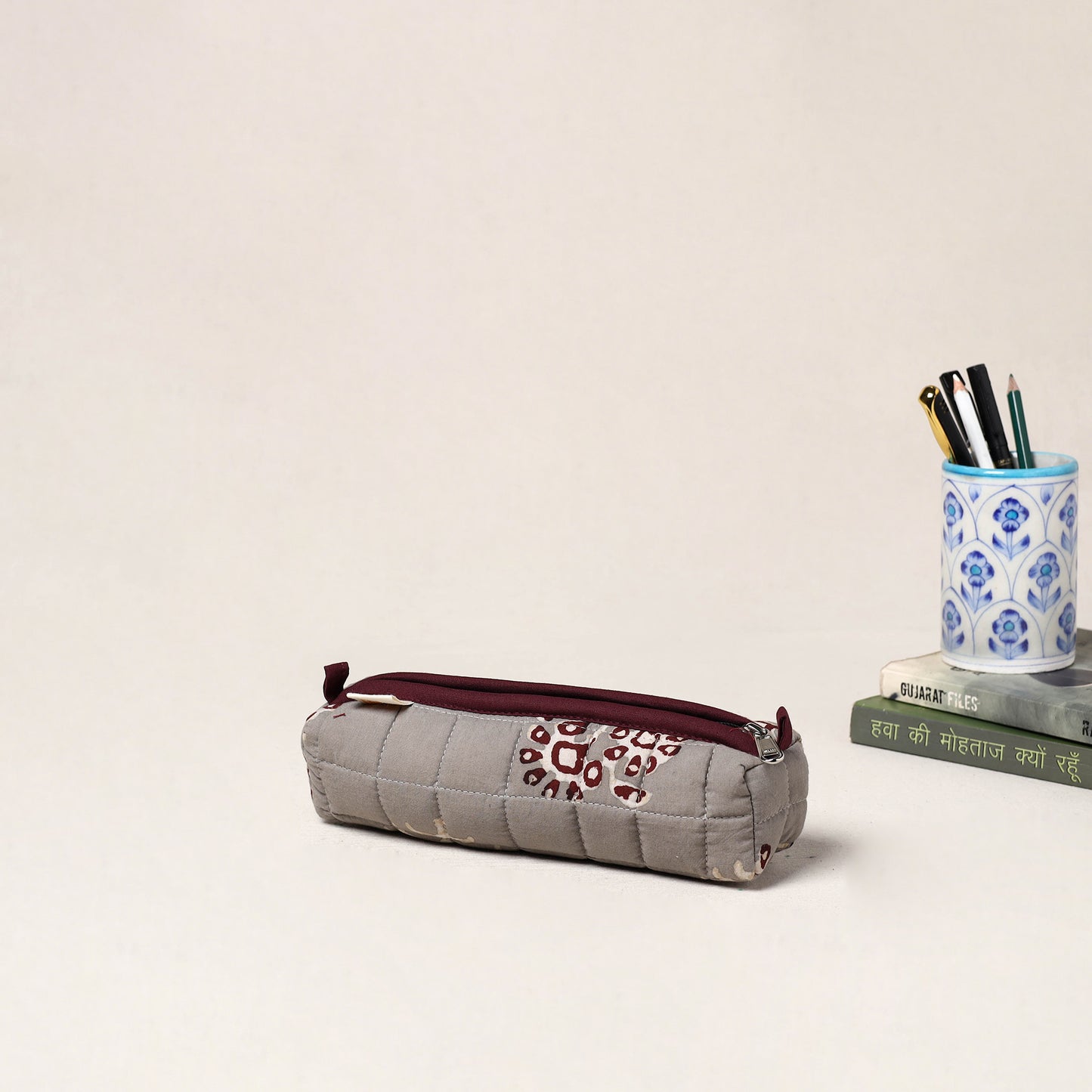 Handcrafted Quilted Pencil Pouch 49