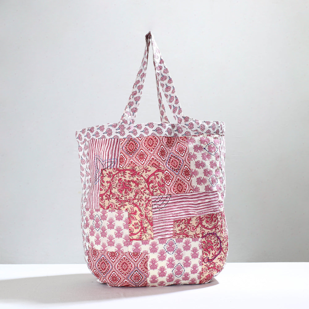 patchwork tote bag