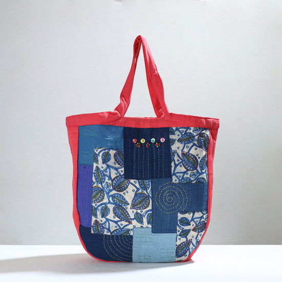 Jugaad patchwork Handmade Tote Bag 14