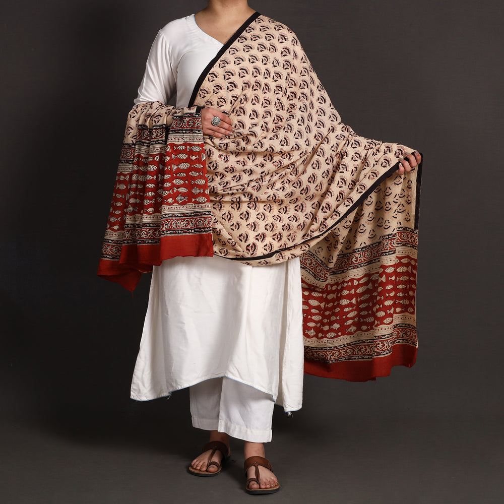 bagru dupatta