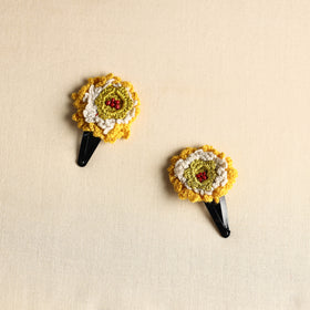  Handmade Crochet Tik-Tak Hair Clip (set of 2) 