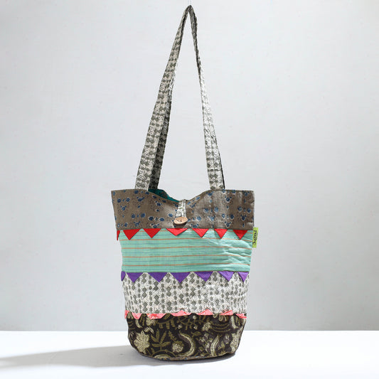 Multicolor - Jugaad Patchwork Handmade Shoulder Bag 19