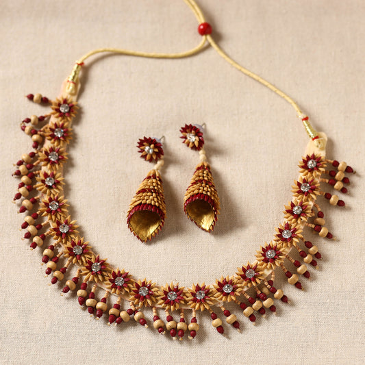 rice paddy necklace set