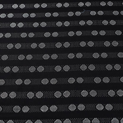 Black - Jacquard Prewashed Cotton Fabric 03