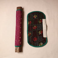 Bengal Kantha Work Handmade Fridge Handle Cover (Set of 2) 27