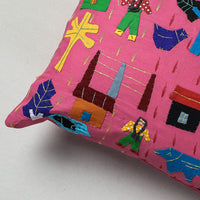 Applique Work Cushion Cover