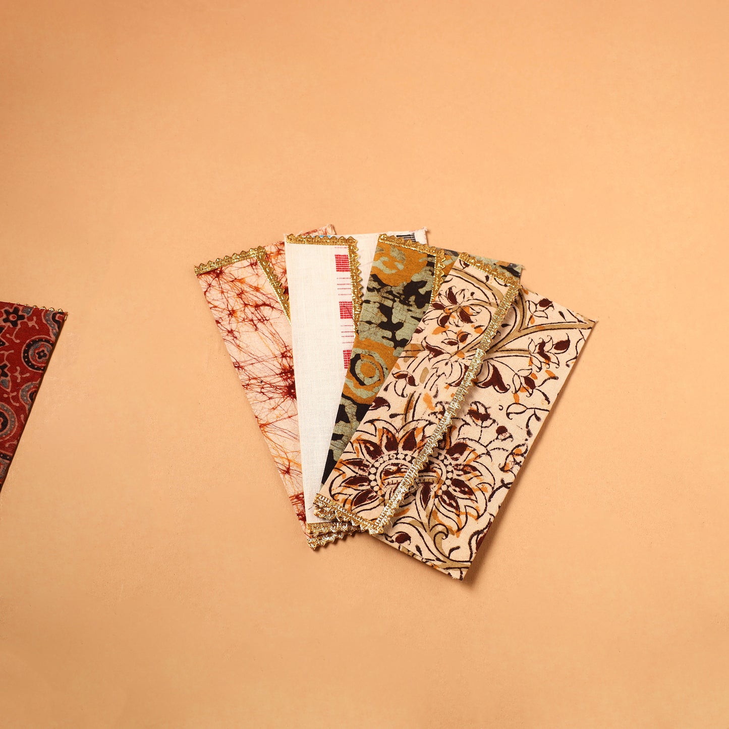  Handmade Fabric Envelope (Assorted Set of 5)