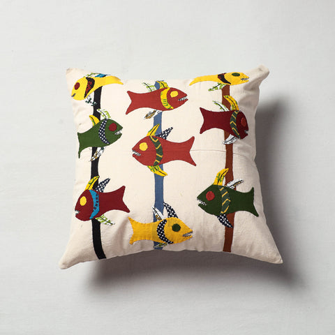 Applique Work Cushion Cover