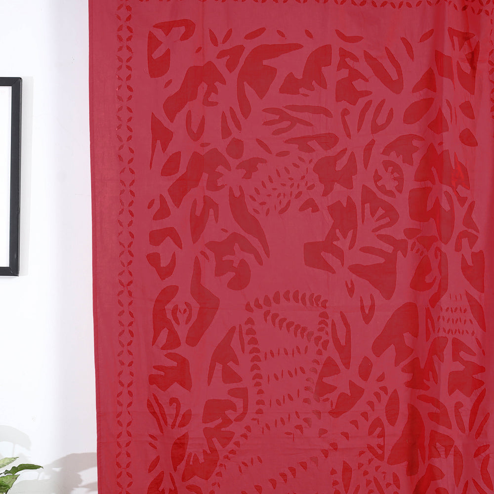 Applique Cutwork Door Curtain