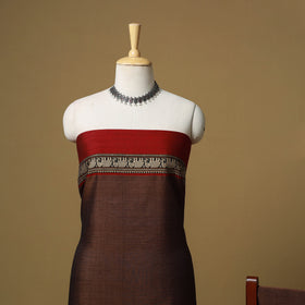 Dharwad Cotton 3pc Unstitched Dress Material with Border 59