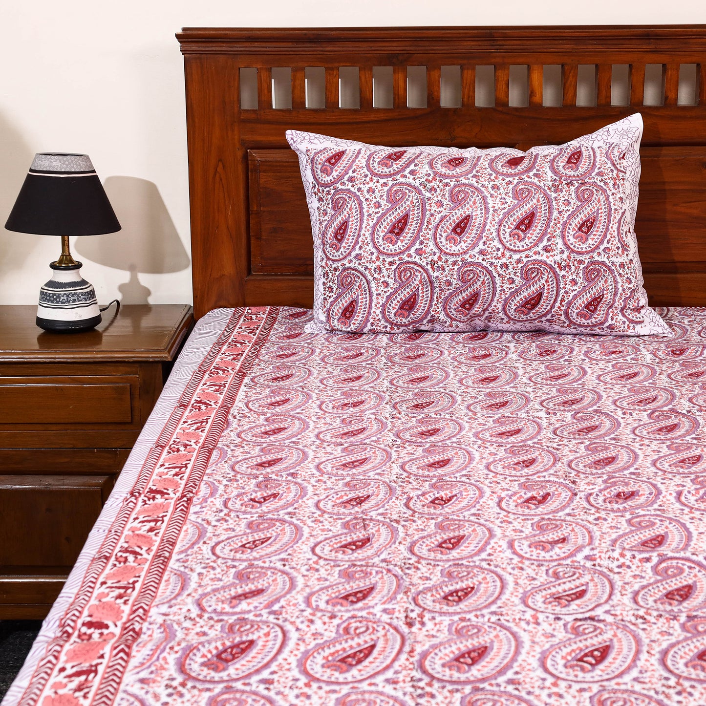 Sanganeri Double Bed Cover