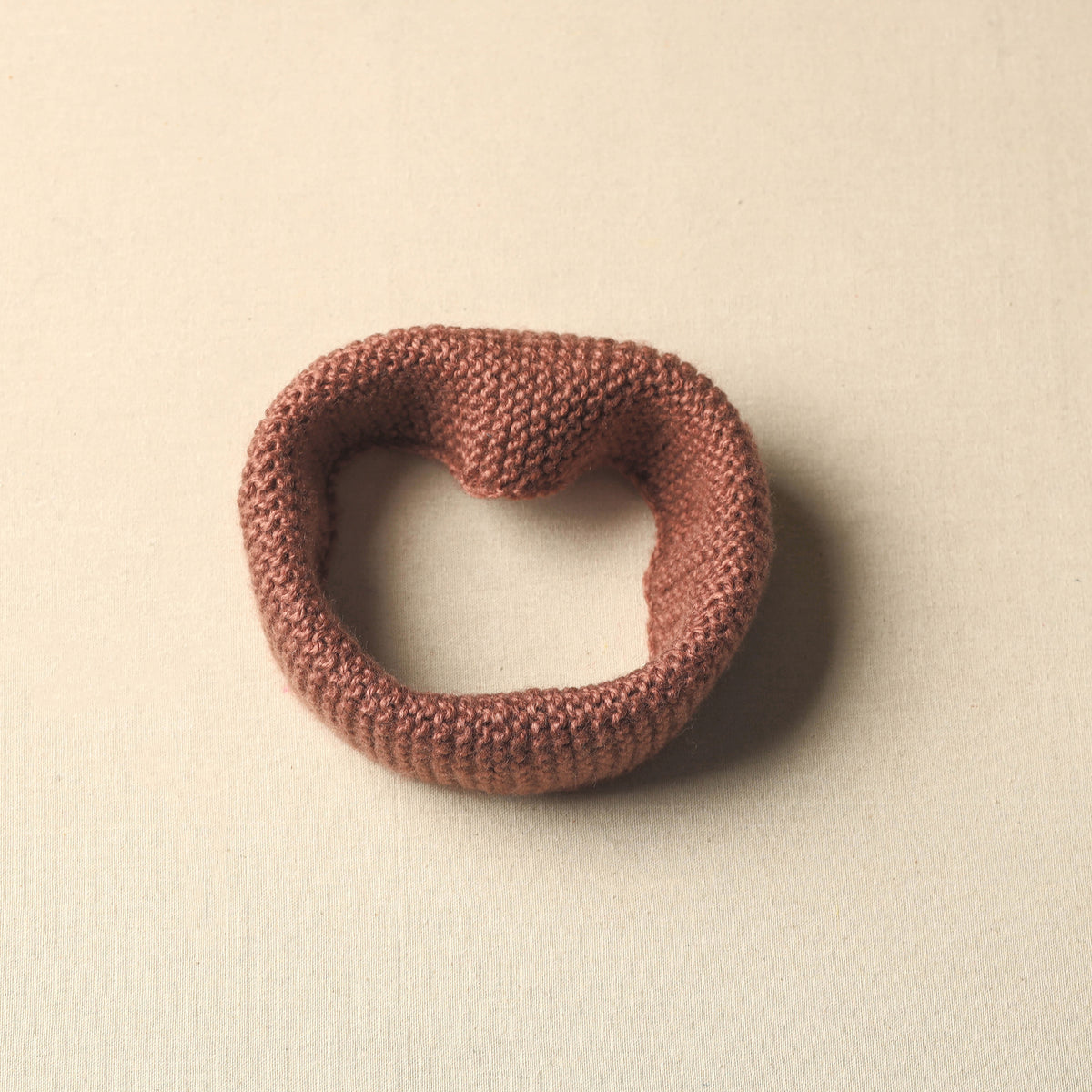 Brown - Kumaun Hand Knitted Woolen Warm Headband 22