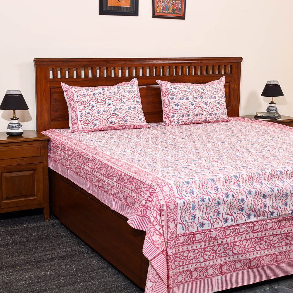 Sanganeri Double Bed Cover