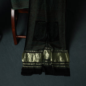 Bagh Hand Block Print Modal Silk 3pc Unstitched Dress Material Suit Set 53