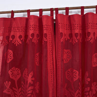 Applique Cutwork Door Curtain