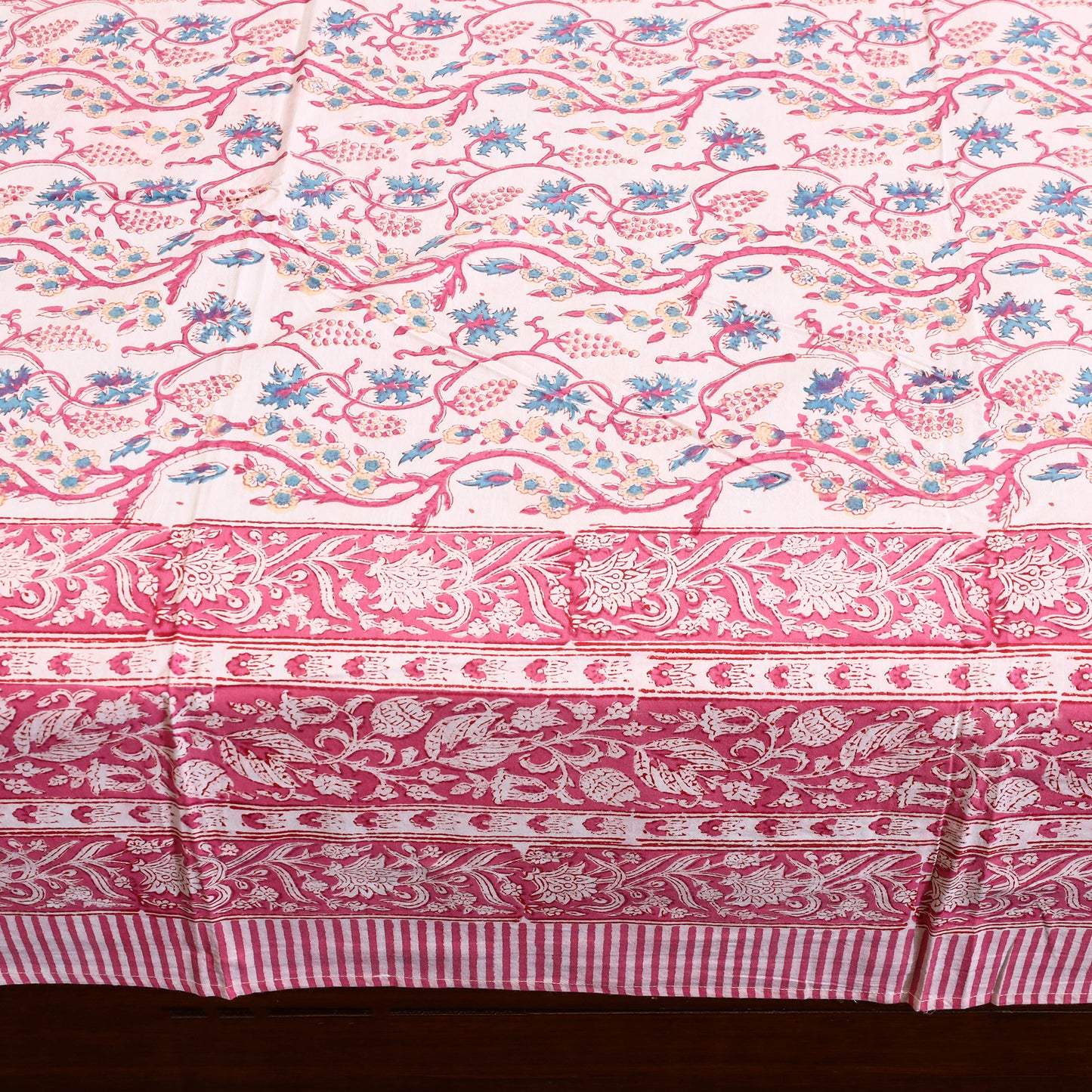 Sanganeri Double Bed Cover