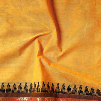 Yellow - Kanchipuram Cotton Precut Fabric (1.4 Meter)