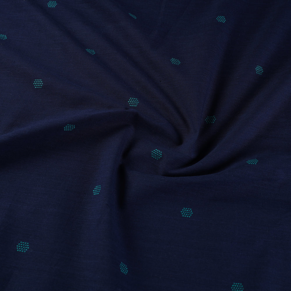 Blue - Prewashed Cotton Jacquard Fabric 06