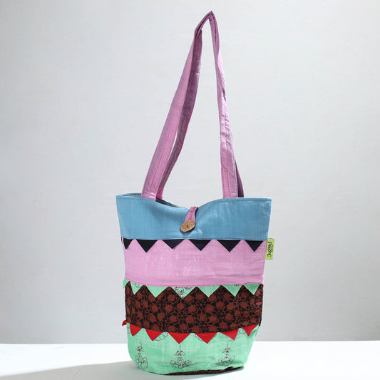 Multicolor - Jugaad Patchwork Handmade Shoulder Bag 23