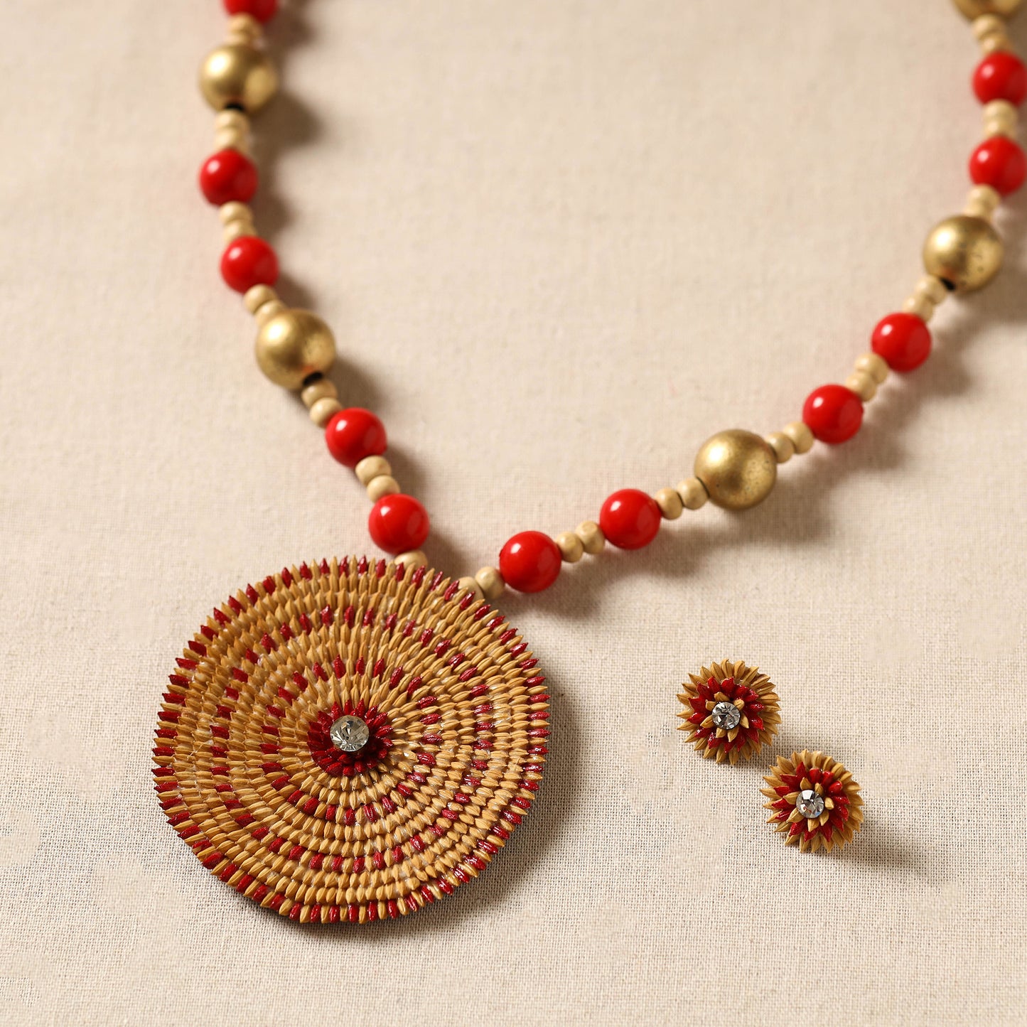 rice paddy necklace set