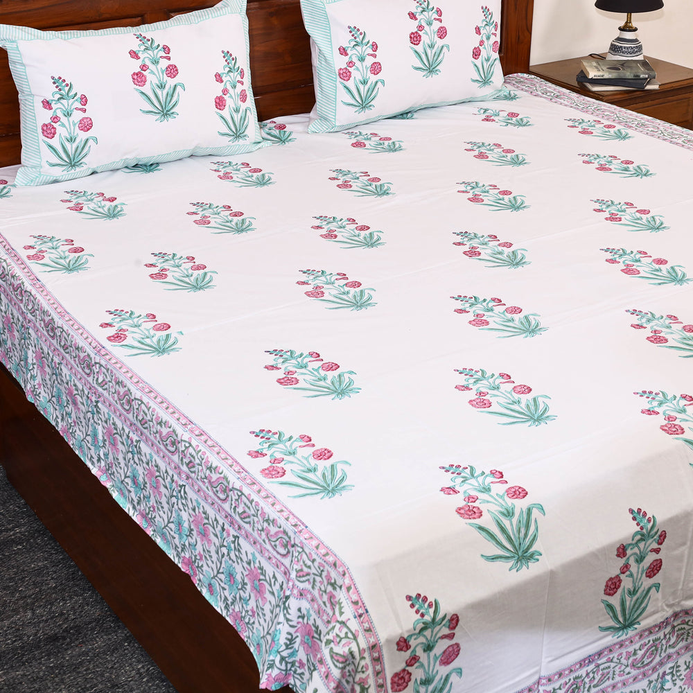 Sanganeri Double Bed Cover