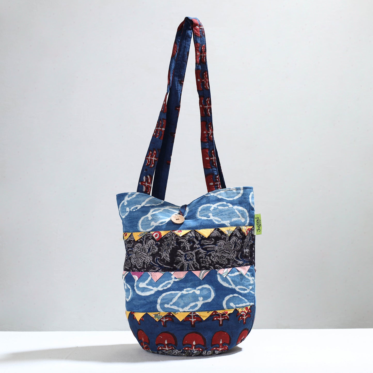 patchwork shoulder bag