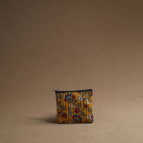 Yellow - handmade cotton multipurpose utility pouches (set