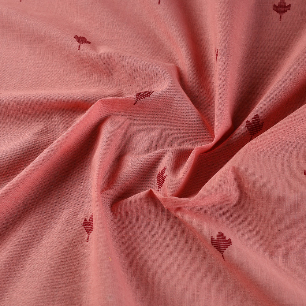 Pink - Prewashed Cotton Jacquard Fabric 09