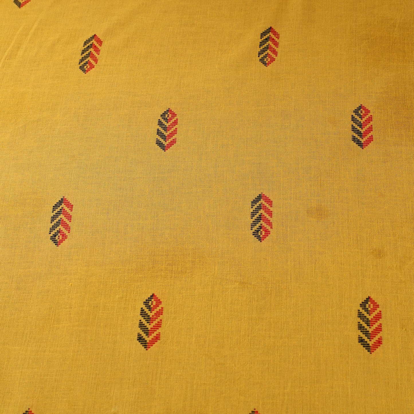 Yellow - Jacquard Prewashed Cotton Fabric 07