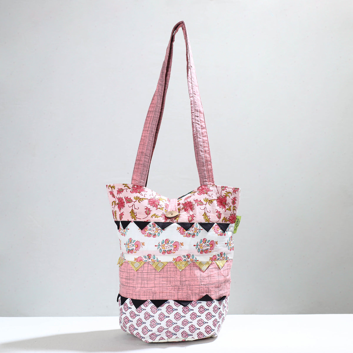 patchwork shoulder bag