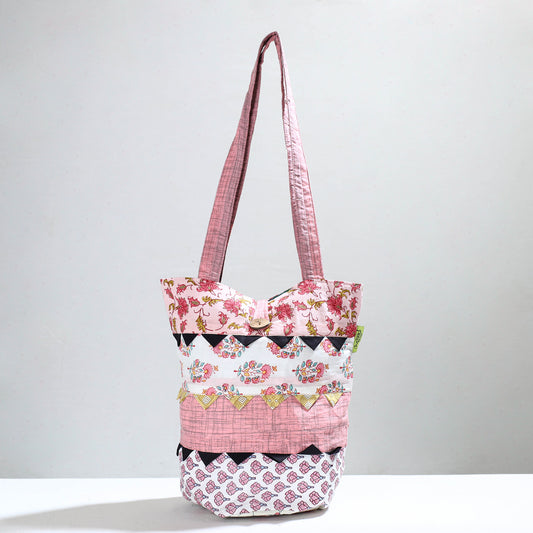 patchwork shoulder bag