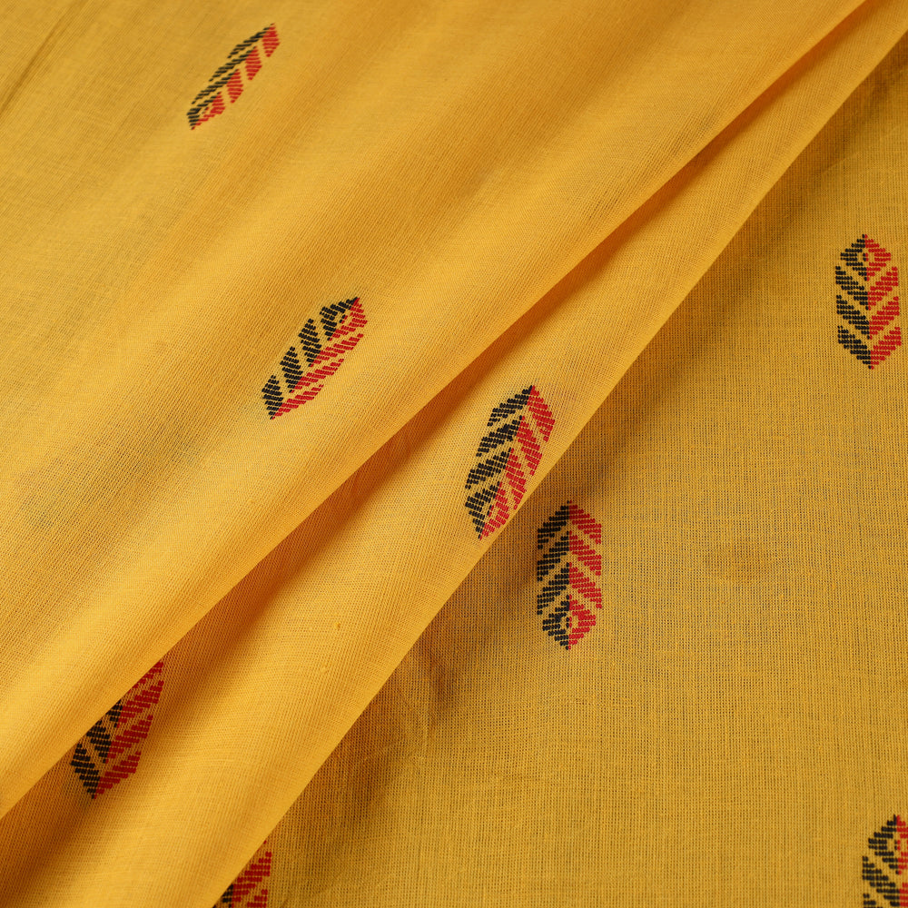 Yellow - Prewashed Cotton Jacquard Fabric 10