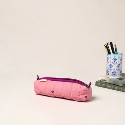 Handcrafted Quilted Pencil Pouch 63