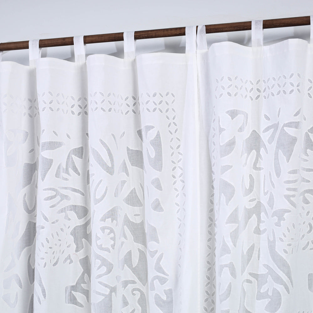 Applique Cutwork Door Curtain