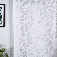 Applique Cutwork Door Curtain