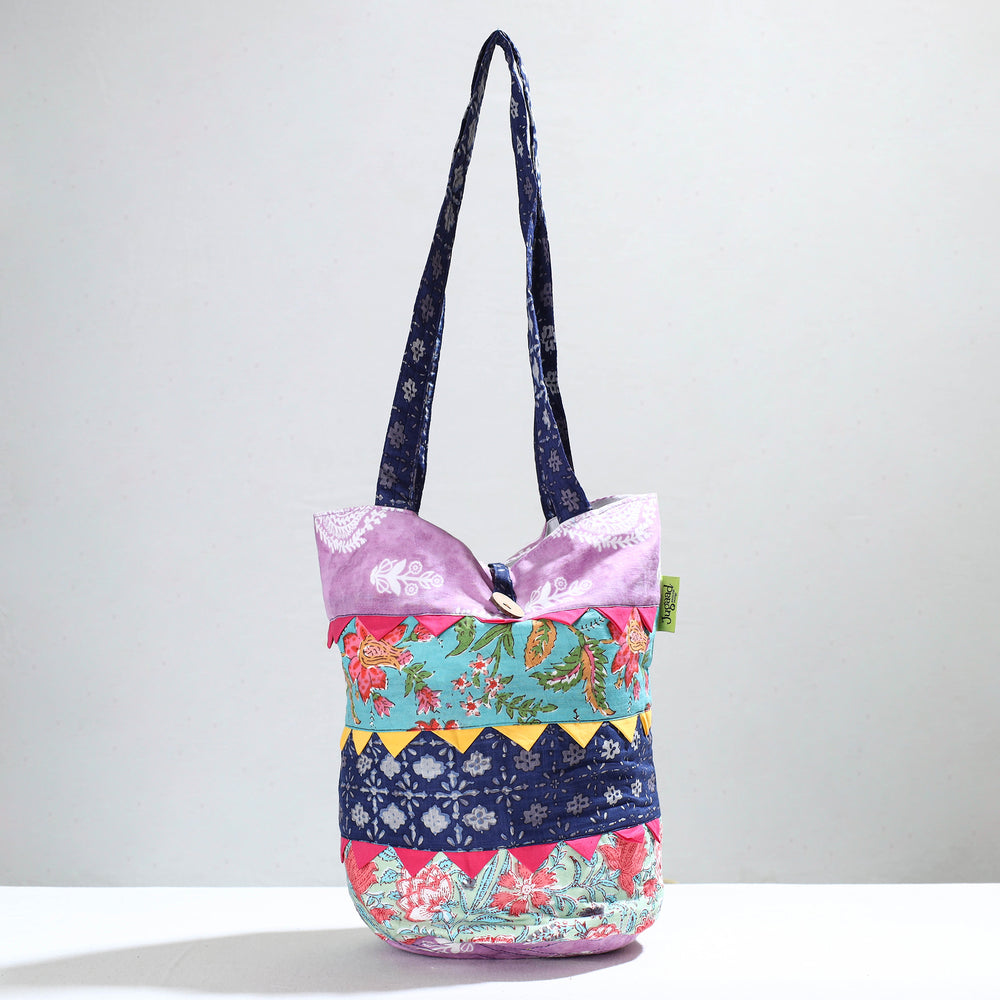 patchwork shoulder bag