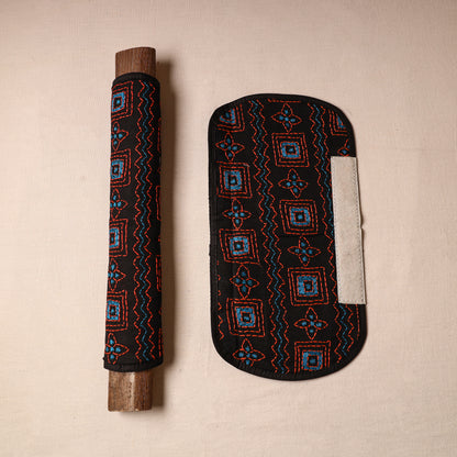 Bengal Kantha Work Handmade Fridge Handle Cover (Set of 2) 38