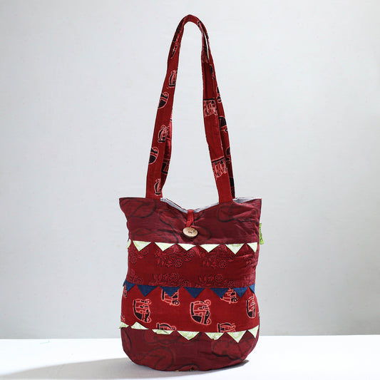 Multicolor - Jugaad Patchwork Handmade Shoulder Bag 28
