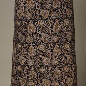 Black - 2pc pedana cotton unstitched kalamkari dress