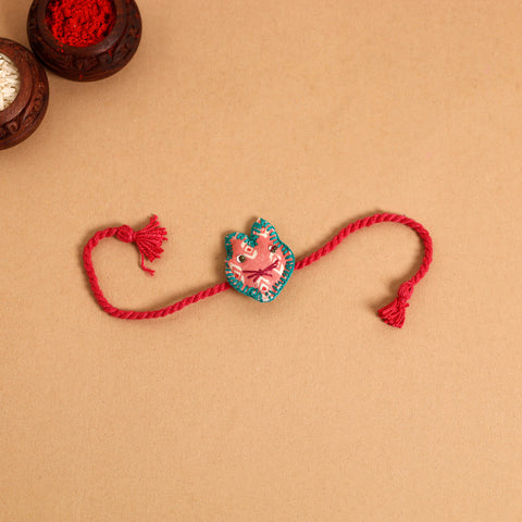  Cat - Handmade Threadwork Kids Rakhi 