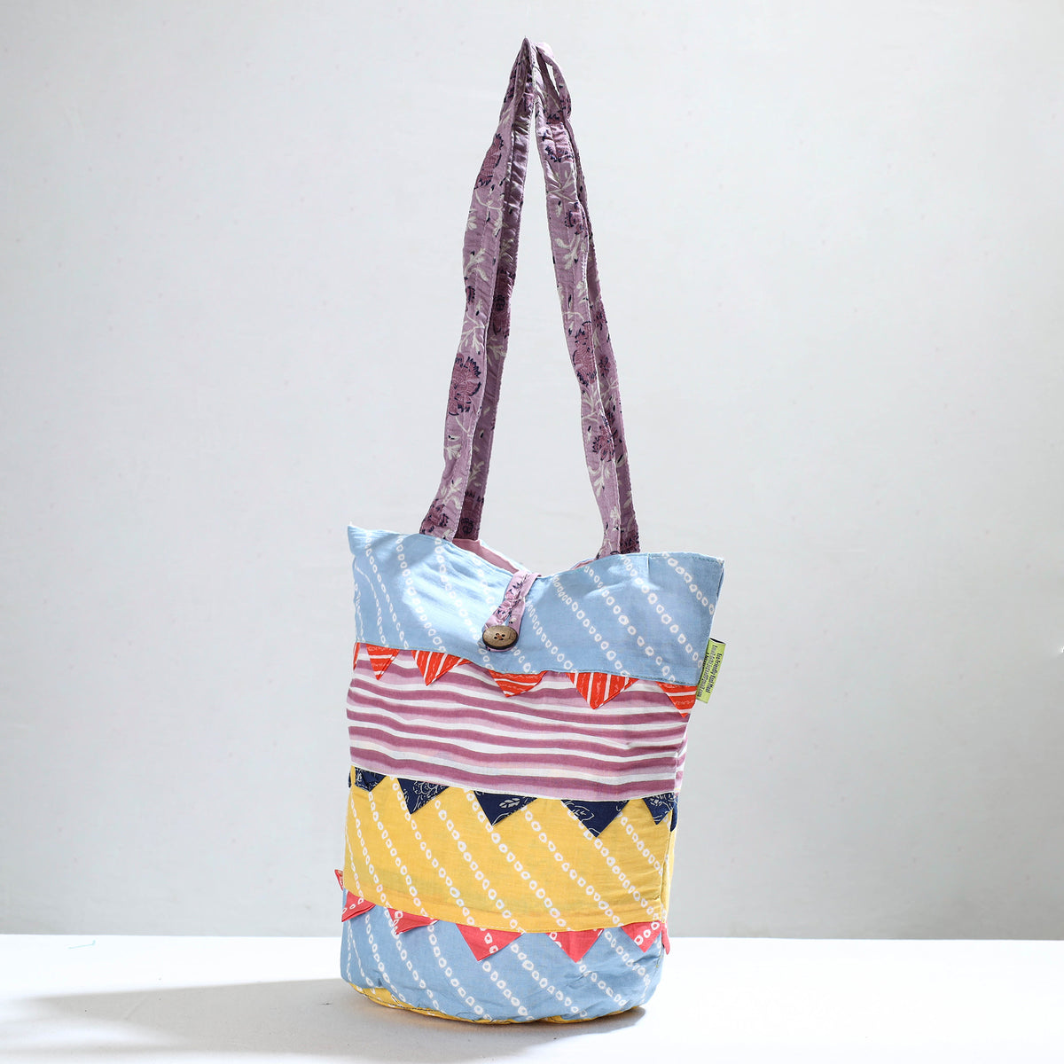 patchwork shoulder bag