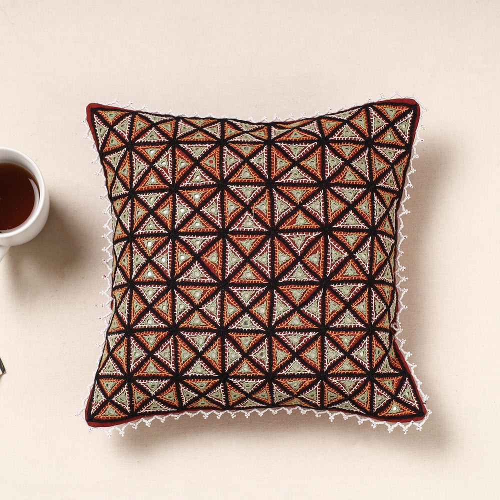 Hand Embroidery Cushion Cover 