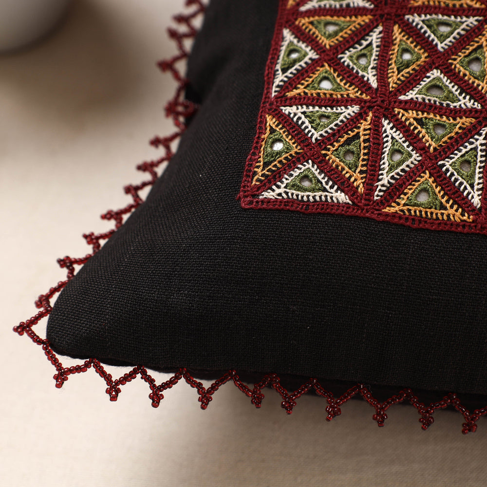 Hand Embroidered Cushion Cover