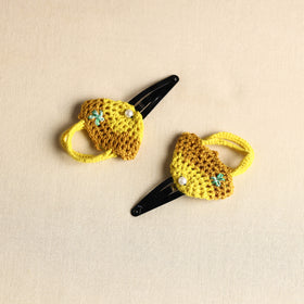  Handmade Crochet Tik-Tak Hair Clip (set of 2) 