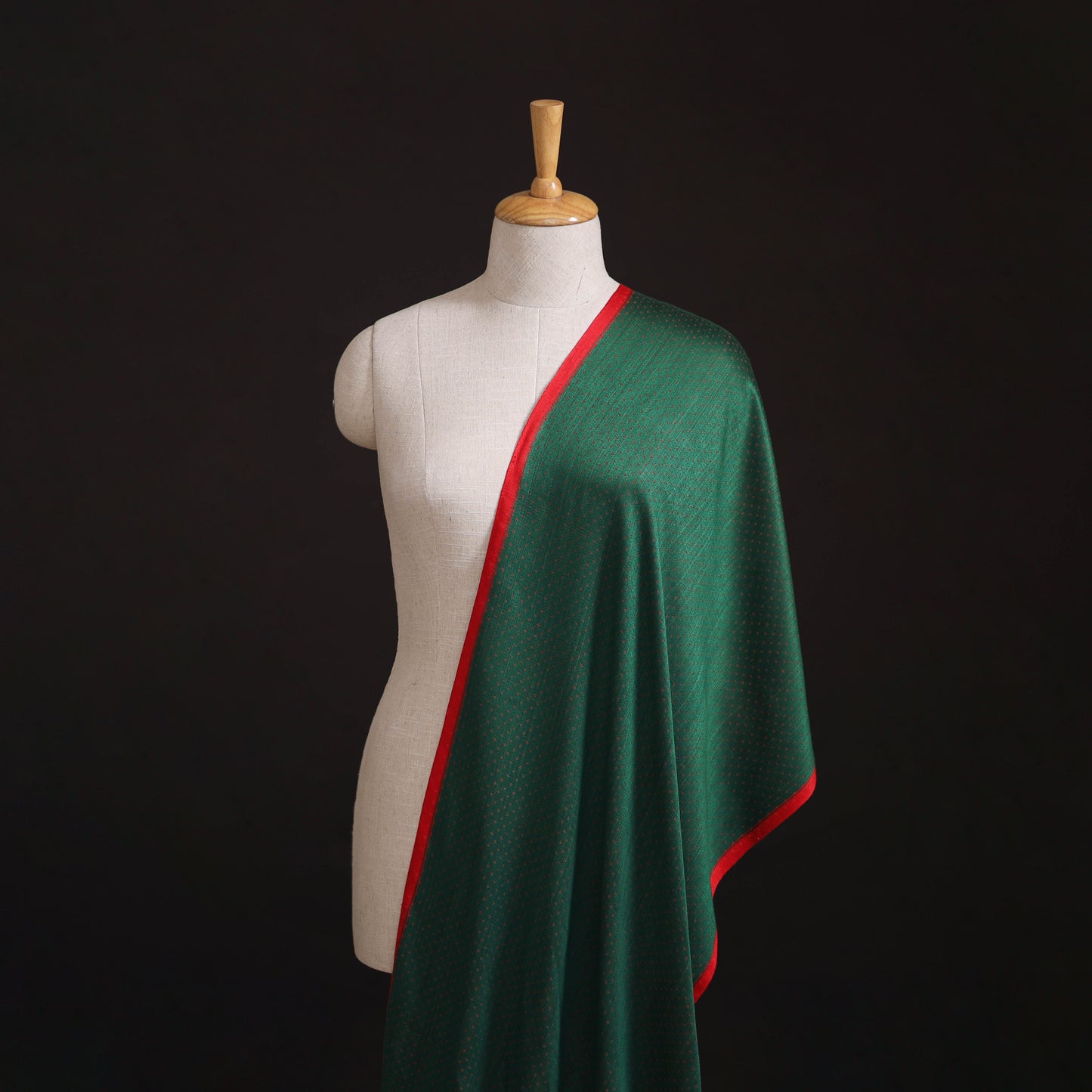 Pure Handwoven Mashru Fabric (Width - 22 in) 01