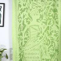 Applique Cutwork Door Curtain